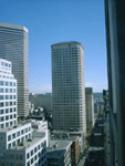 South View from 21st Floor Elevator Lobby