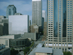 East View from the 21st Floor Elevator Lobby